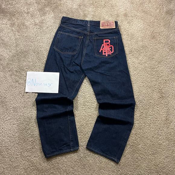 Authentic Bape 2000’s Pocket Logo Baggy Jeans 30 - Picture 1 of 6
